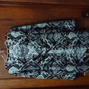 Cupio Cardigan Sweater Womens Large Southwest Aztec Western Rodeo Cozy Geometric